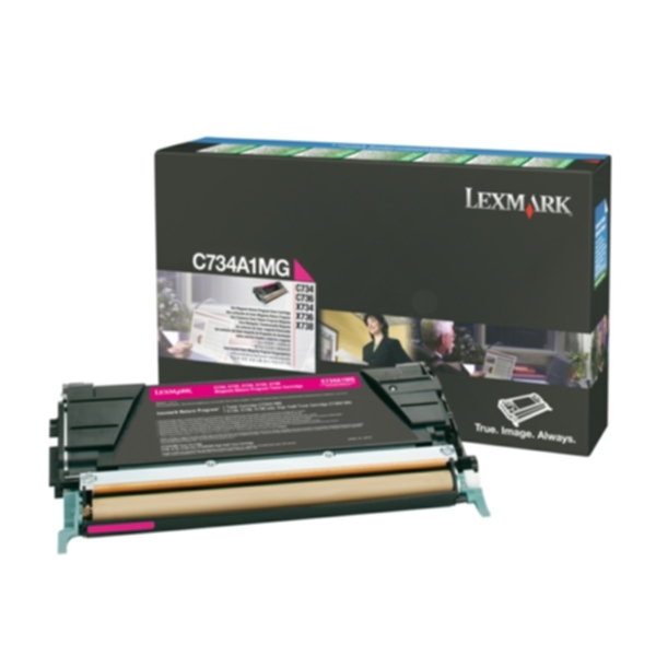 Lexmark C734A1MG Toner - Laser toner Rød