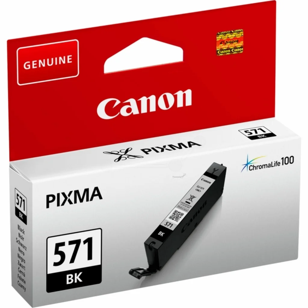 Canon 571 BK Bläckpatron Svart foto