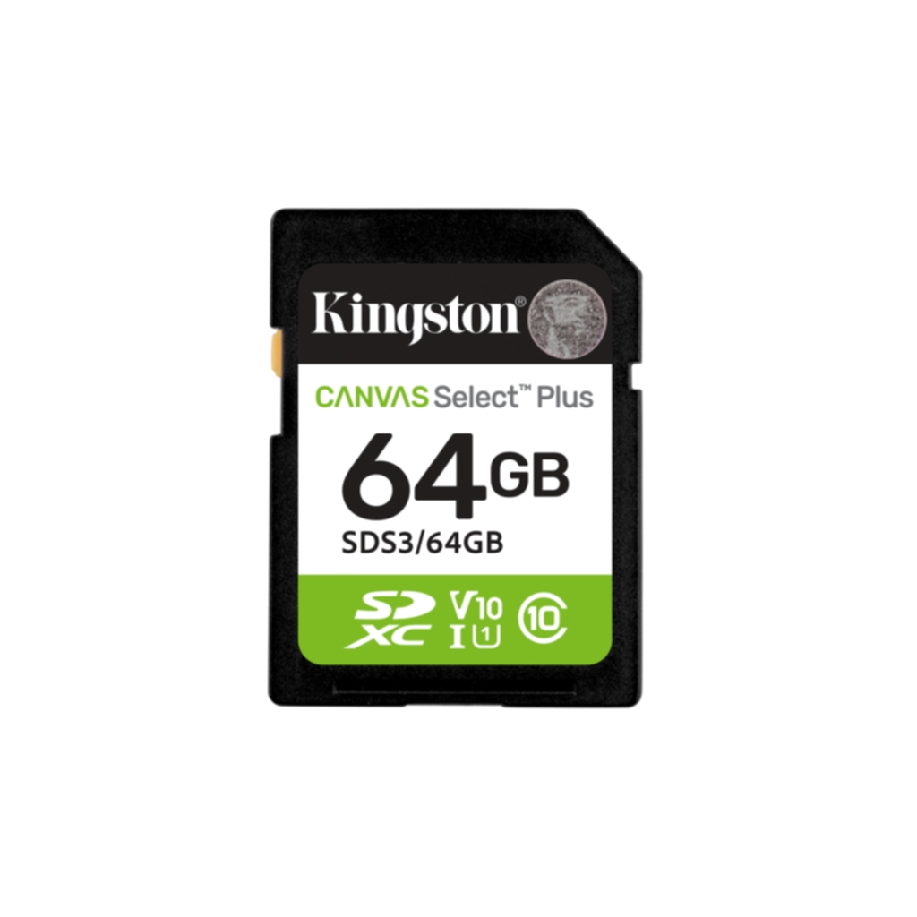 64GB SDXC Canvas Sel+ G3 100MB/s C10 UHS-I U1 V10