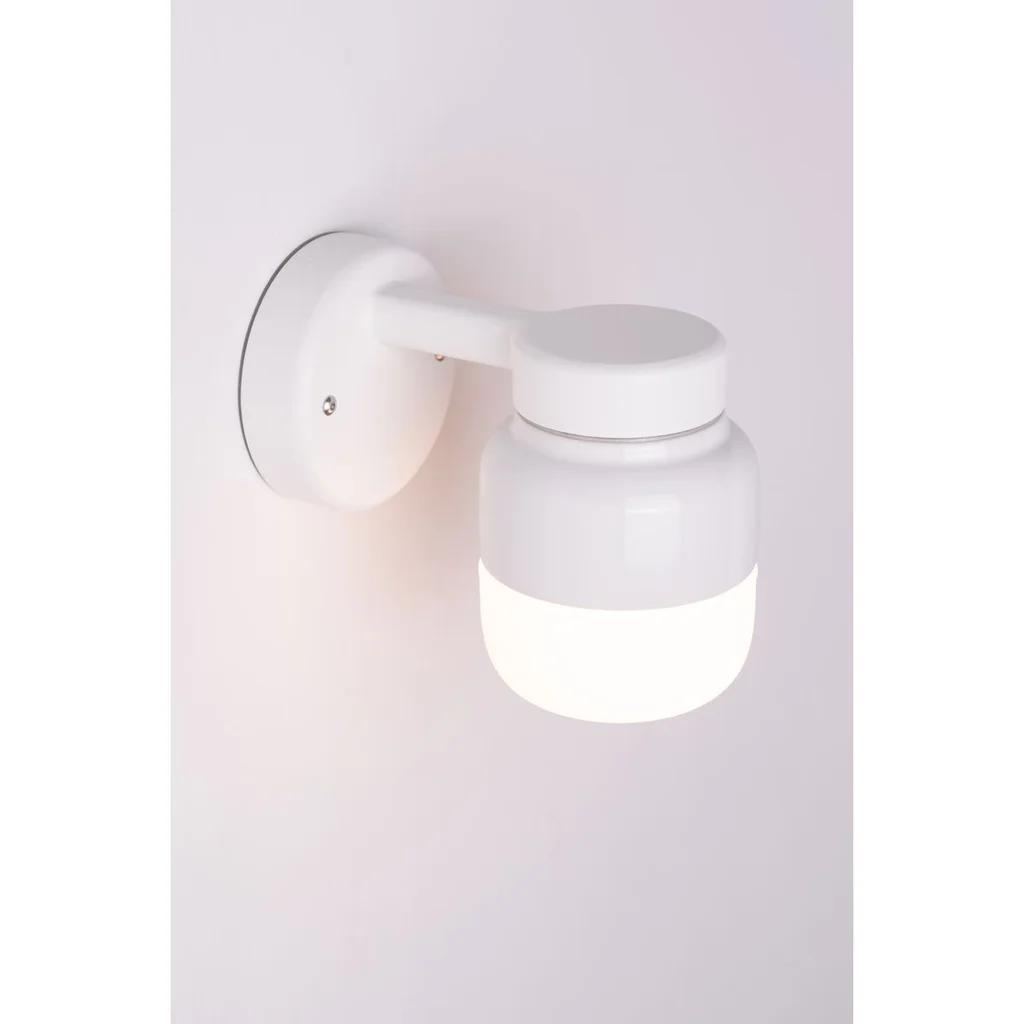 Ohm Wall Vägglampa LED G9 Vit 100/150 Opalglas IP44