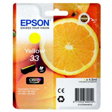 EPSON alt EPSON 33 Blekkpatron gul