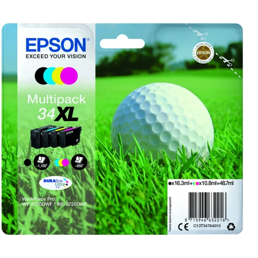 Epson 34XL Bläckpatron Multipack BK/C/M/Y