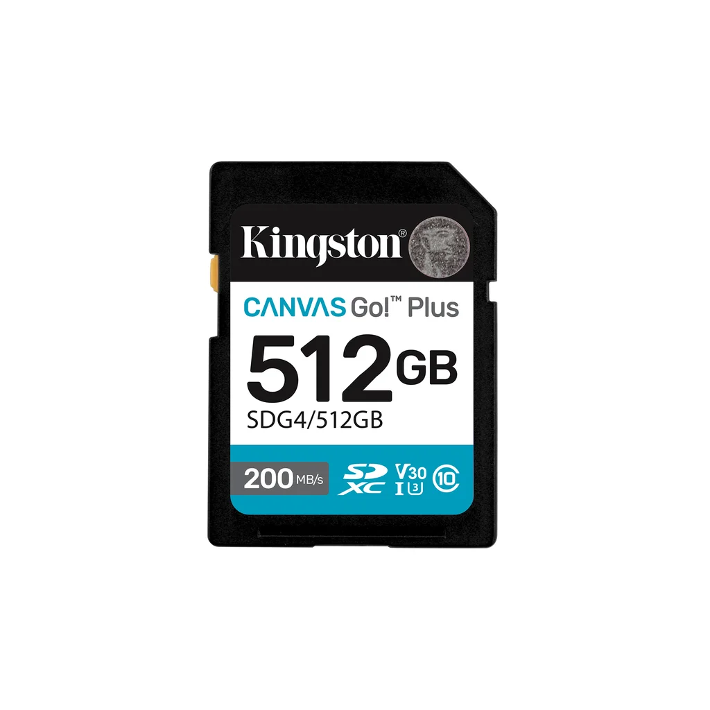 512GB SDXC Canvas Go Plus Gen4 200MB/s C10 UHS-I U3 V30