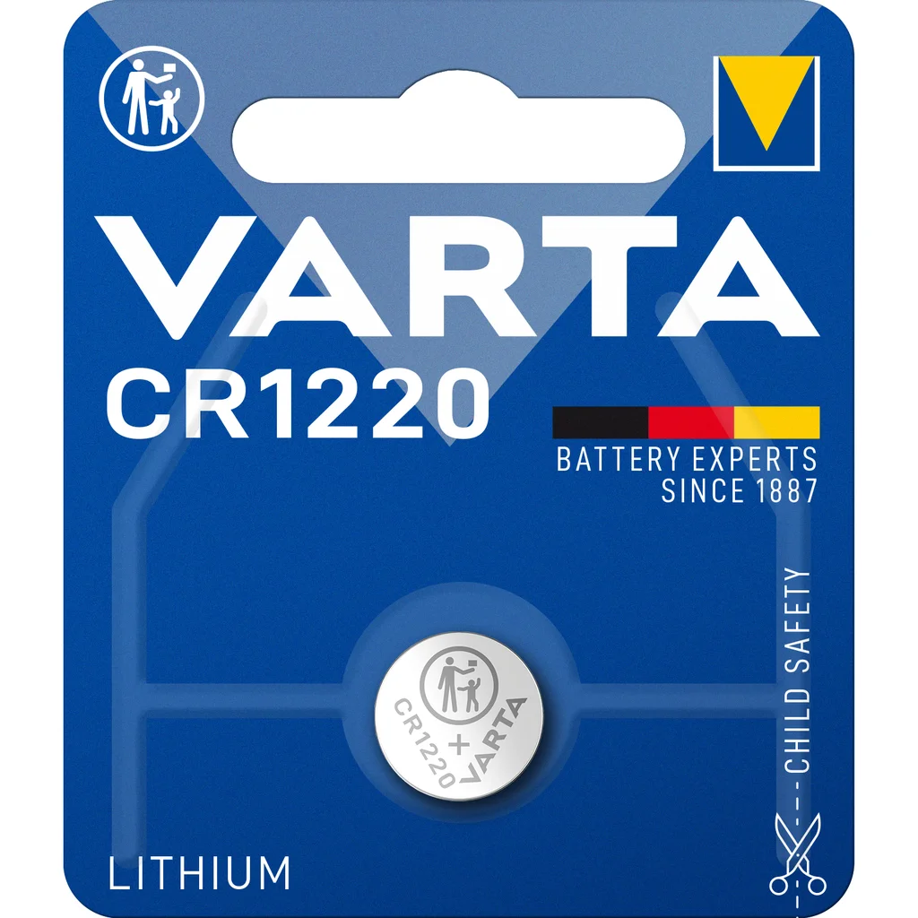 Varta CR1220 Litium knappcellsbatteri - 1 Pack