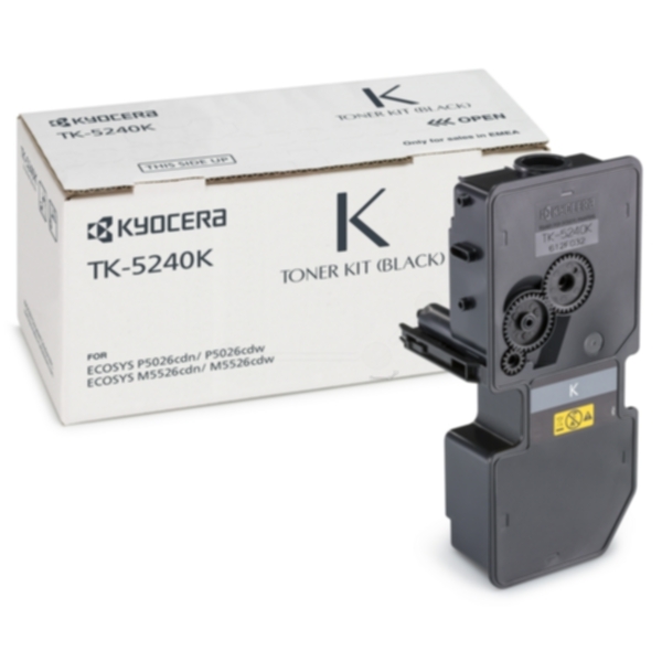 Kyocera Tonerkassett svart, 4,000 sider TK-5240K Tilsvarer: N/A
