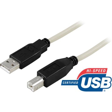 DELTACO alt USB A - USB B 5m USB-250