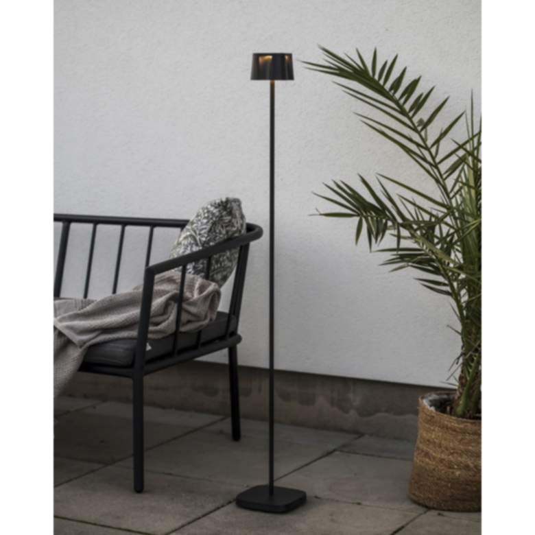 Nice Golvlampa LED USB Svart 2700K/3000K dimbar