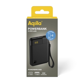 Aqiila Powerbird B5B Powerbank 5000mAh 20W Black