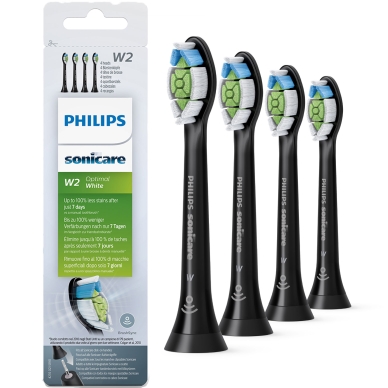 Philips Philips Refiller Sonicare W2 Optimal musta, 4-pakkaus