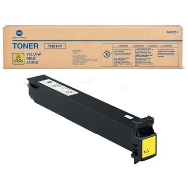 Konica Minolta Konica Minolta TN-314 Y Tonerkassette Gul A0D7251 Modsvarer: N/A