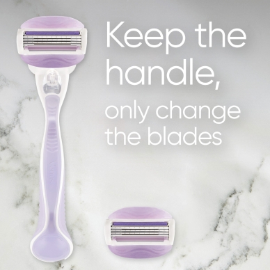 Gillette Venus Comfortglide Breeze Razor + 2 lames de rasoir