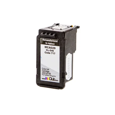 Blækpatron, erstatter Canon CL-546, 3-farve, 180 sider