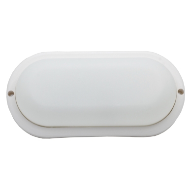 LED oval vägglampa med rörelsesensor 4000K 960lm 12W