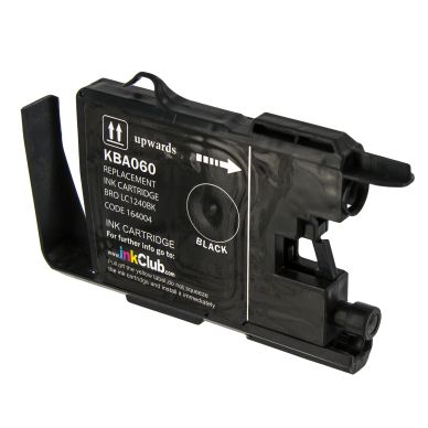 Bläckpatron svart, ersätter Brother LC1240BK