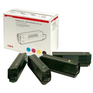 OKI Toner Rainbow Kit 4x5000 sider 42403002 Modsvarer: N/A