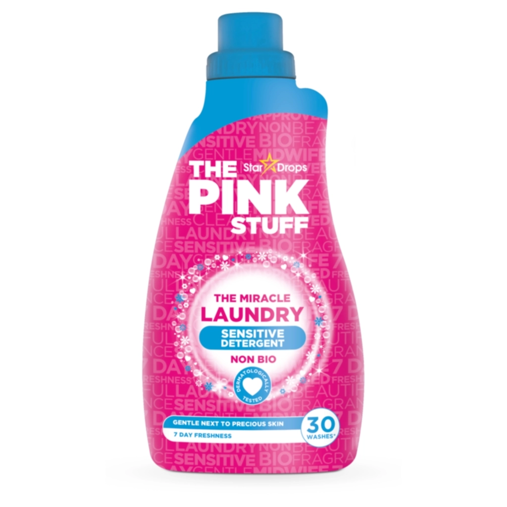 The Pink Stuff The Pink Stuff Miracle Laundry Sensensitive Non Bio 960 ml Andre rengjøringsprodukter,Rengjøringsmiddel,Rengjøringsmiddel