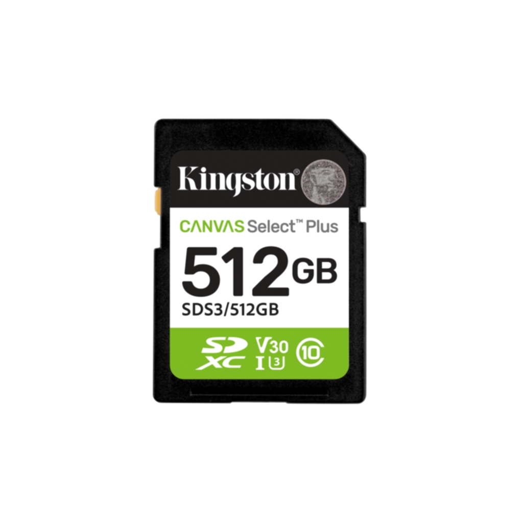 512GB SDXC Canvas Sel+ G3 150MB/s C10 UHS-I U3 V30
