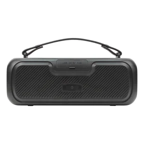Streetz TWS Boombox, IPX5, BT 5/AUX/USB-A, RGB-LED, svart