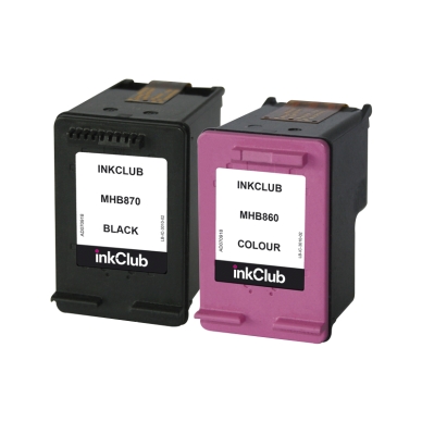 inkClub alt Multipakning blekkpatroner, erstatter HP 302, svart og farge