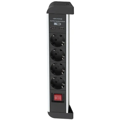 AIRAM Airam 4 -porttinen jatkojohto + 2 USB 2441530 Vastaa: N/A