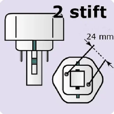 Kompaktlysrör Gx24d-3 230V 26W 3000K Kompaktlysrör Gx24d-3 230V 26W 3000K