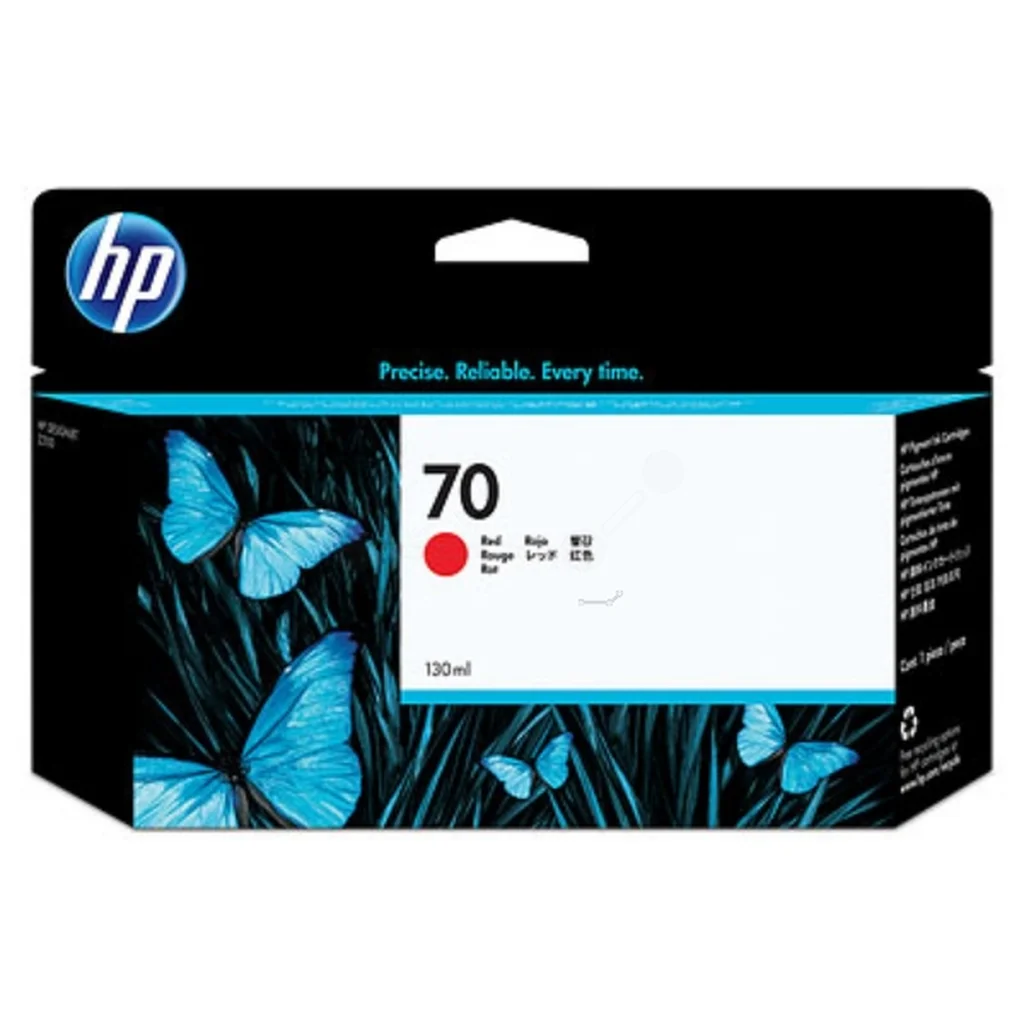 HP 70 Bläckpatron Röd