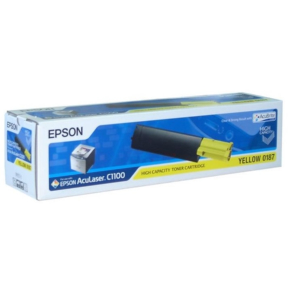 Epson Tonerkassett gul 4.000 sider 50187 Tilsvarer: N/A