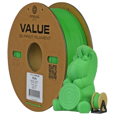 Prima PrimaValue PLA+ - 1,75mm - 1kg - Vihreä