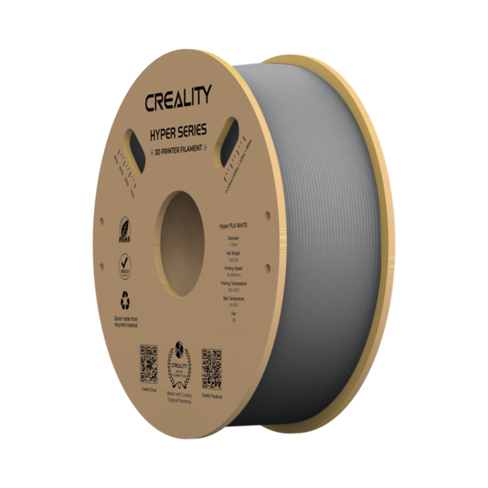 Creality Hyper PLA - 1.75mm - 1kg Grå