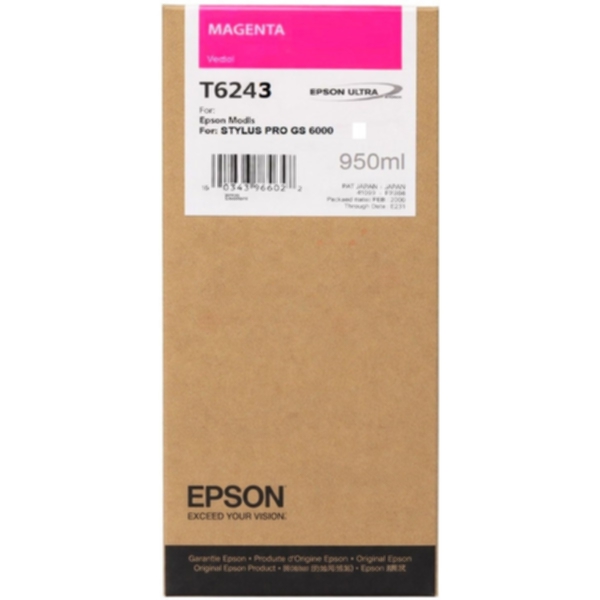 Epson T6243 Bläckpatron Magenta