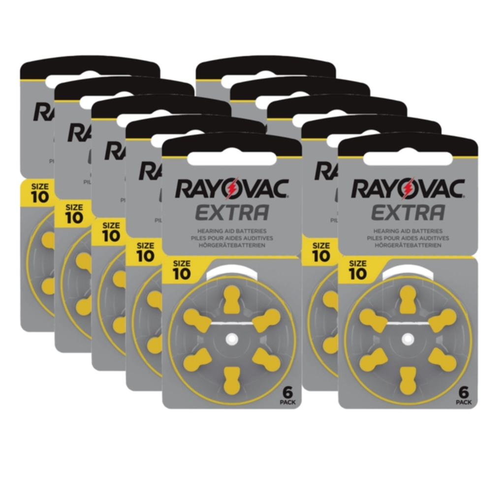 RAYOVAC Rayovac Extra Advanced ACT 10 gul 10-pakk Batterier og ladere,Batterier til høreapparat