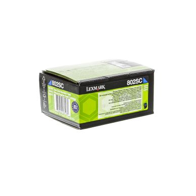 LEXMARK 802SC Tonerkassette Cyan