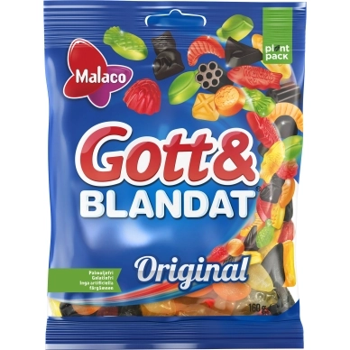 Malaco Gott&Blandat original 160g Malaco Gott&Blandat original 160g