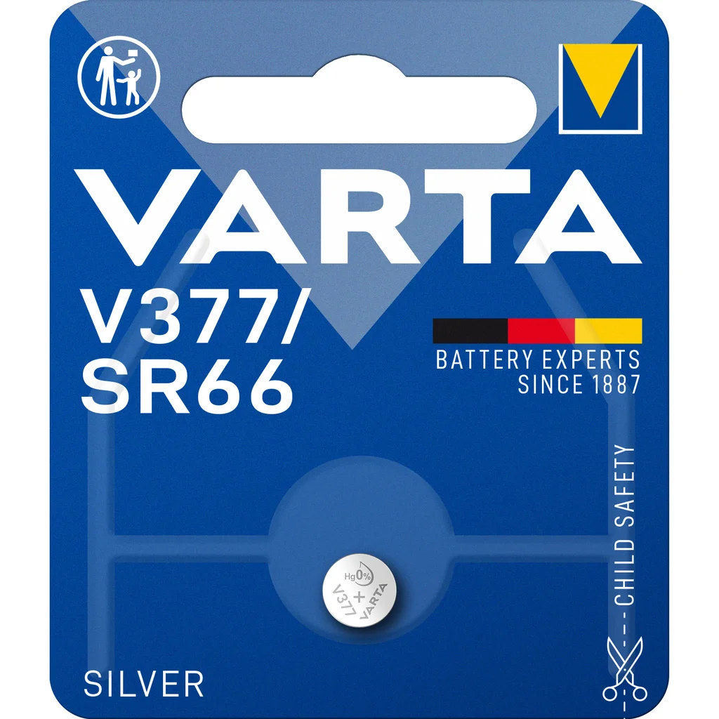 Varta V377/SR66 Silver knappcellsbatteri - 1 Pack