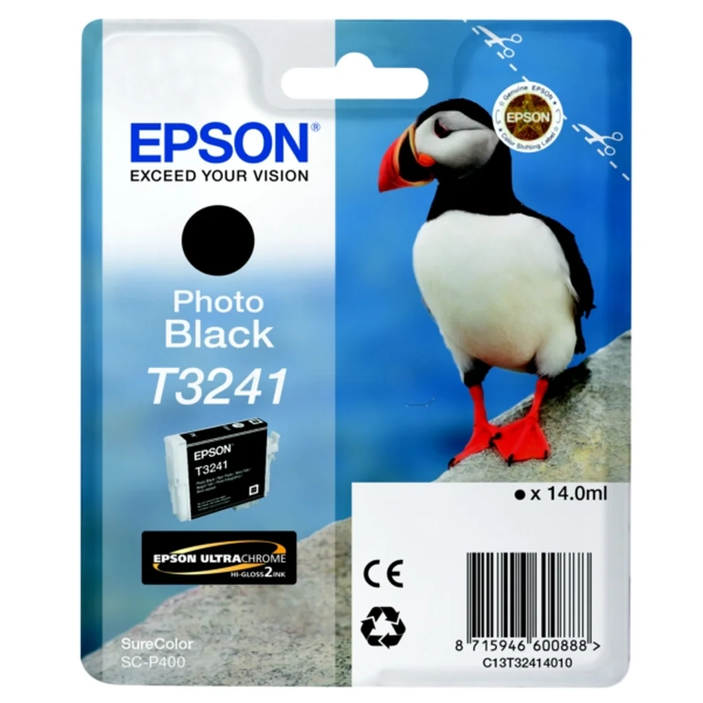 Epson T3241 Bläckpatron Svart foto
