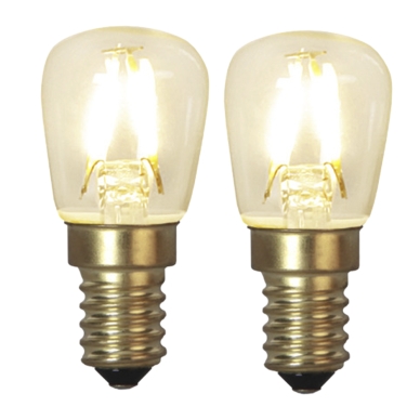 LED-lampa E14 1,3W 2100K 90 lumen 2-pack