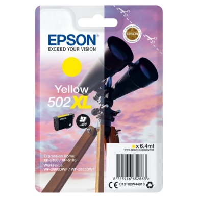 Epson Epson 502XL Blækpatron Gul C13T02W44010