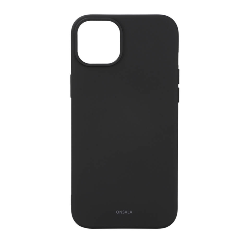 Onsala Mobilskal Silikon MagSeries iPhone 15 Plus, Black