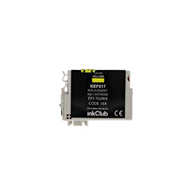 inkClub Blækpatron, erstatter Epson 502XL, gul, 470 sider KEF017 Modsvarer: C13T02W44010