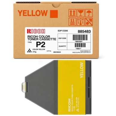 Ricoh Tonerkassette gul Type P2 10.000 sider 888236 Modsvarer: N/A