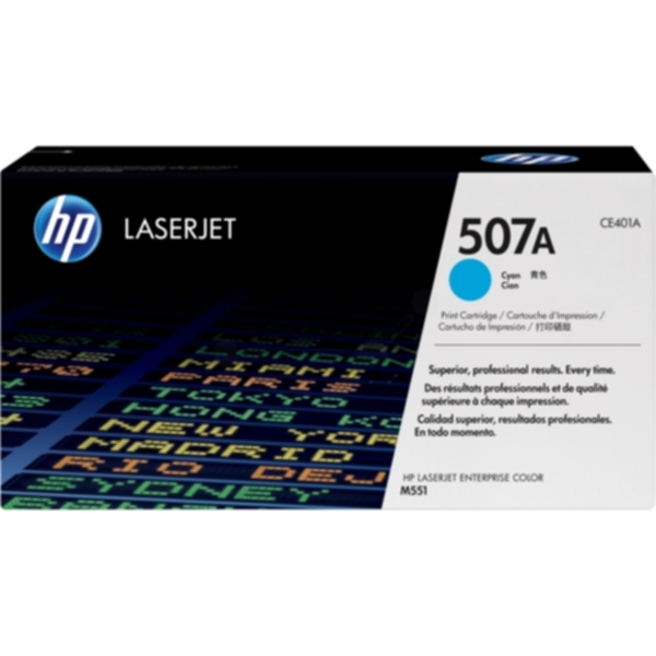 HP 507A Tonerkassett Cyan