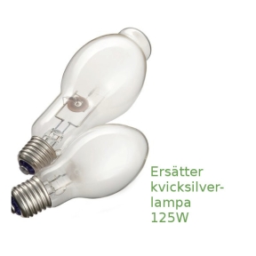 Kvicksilverersättare ellips 3500K 13800lm E27 115W