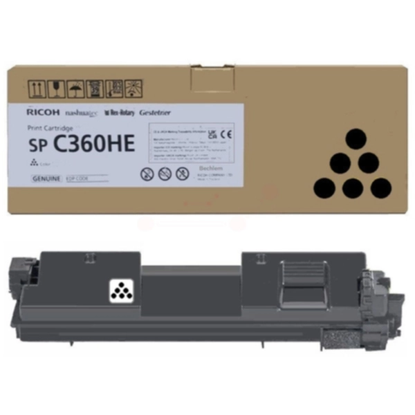 Ricoh Ricoh SPC360HE Tonerkassett Svart 408184