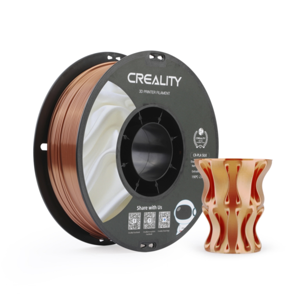Creality Creality Creality CR-PLA Silk - 1.75mm - 1kg Red Copper PLA-filament,3D skrivarförbrukning