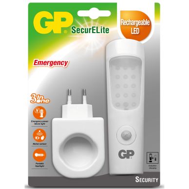 GP SECURELITE 3IN1, Laddningsbar nödlampa