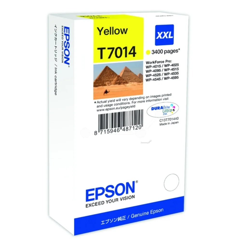 Epson T7014 Bläckpatron Gul
