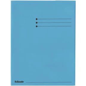3-klaffmapp Esselte Rainbow A4 blå, 5 st