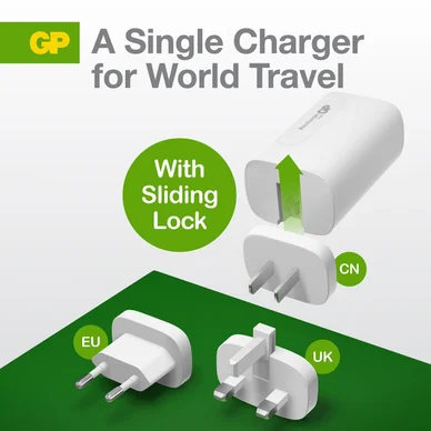 GP Laptop- och mobilladdare USB-C 65W