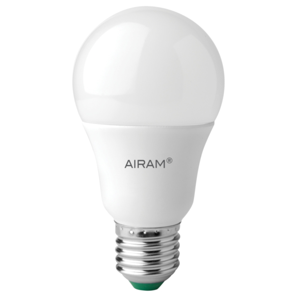 AIRAM LED-pære frostet E27 8W 4000K 810 lumen