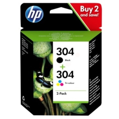 HP alt HP 304 Multipack svart/färg (N9K05AE, N9K06AE)